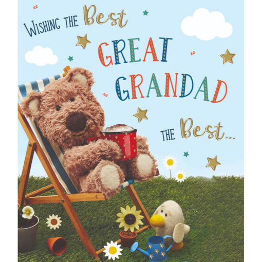 Picture of BEST GREAT GRANDAD BIRTHDAY CARD